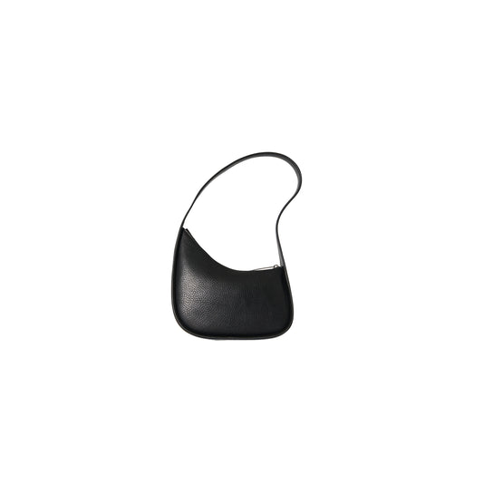 T*e R*w half moon bag in leather black w1249l136bas (34*20*6cm)