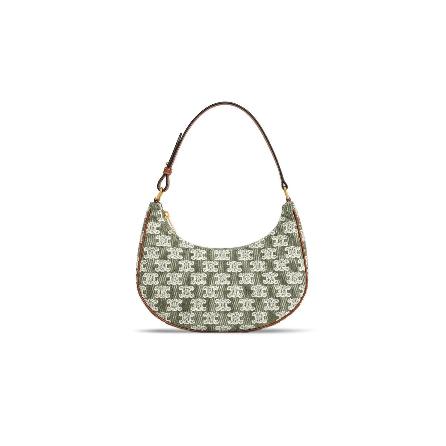 Ce**e ava bag in triomphe canvas and calfskin 193952cs8.15kh (23*14*7cm)