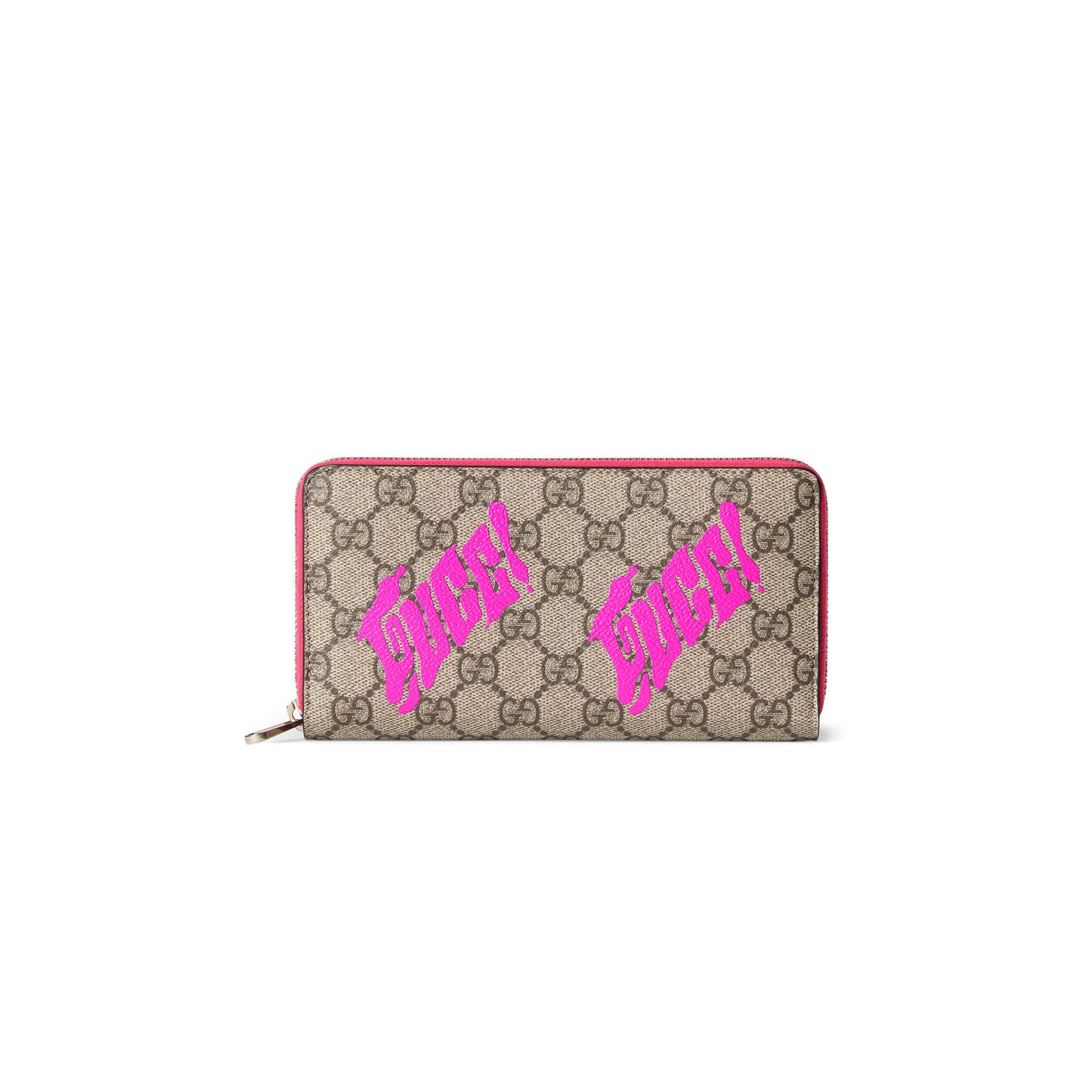 Gvc*1 bi-color zip around wallet with print ‎‎835324 (19*10.5*2.5cm)