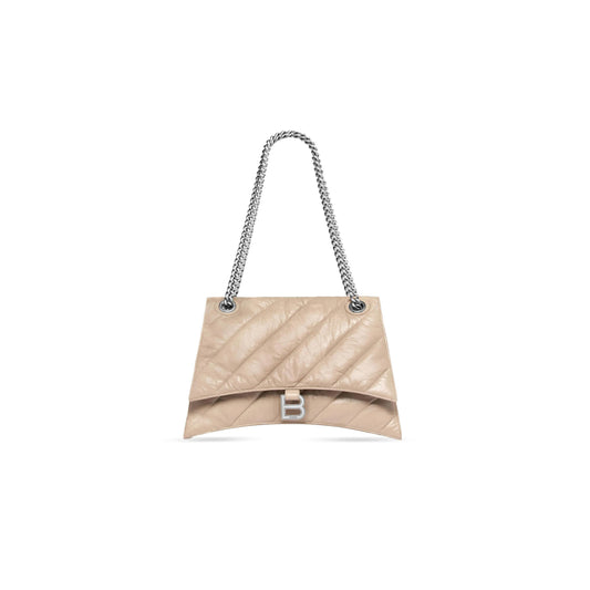 Ba1en*iaga women''s crush chain bag in medium apricot 716393210j02906 (31*19.8*6.9cm)