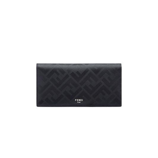 F**di shadow wallet black leather wallet 7m0355ajf4f19kp (19*9.5*1.5cm)