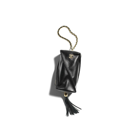 Ch*el clutch with chain lambskin ap4686 (18*9*9cm)