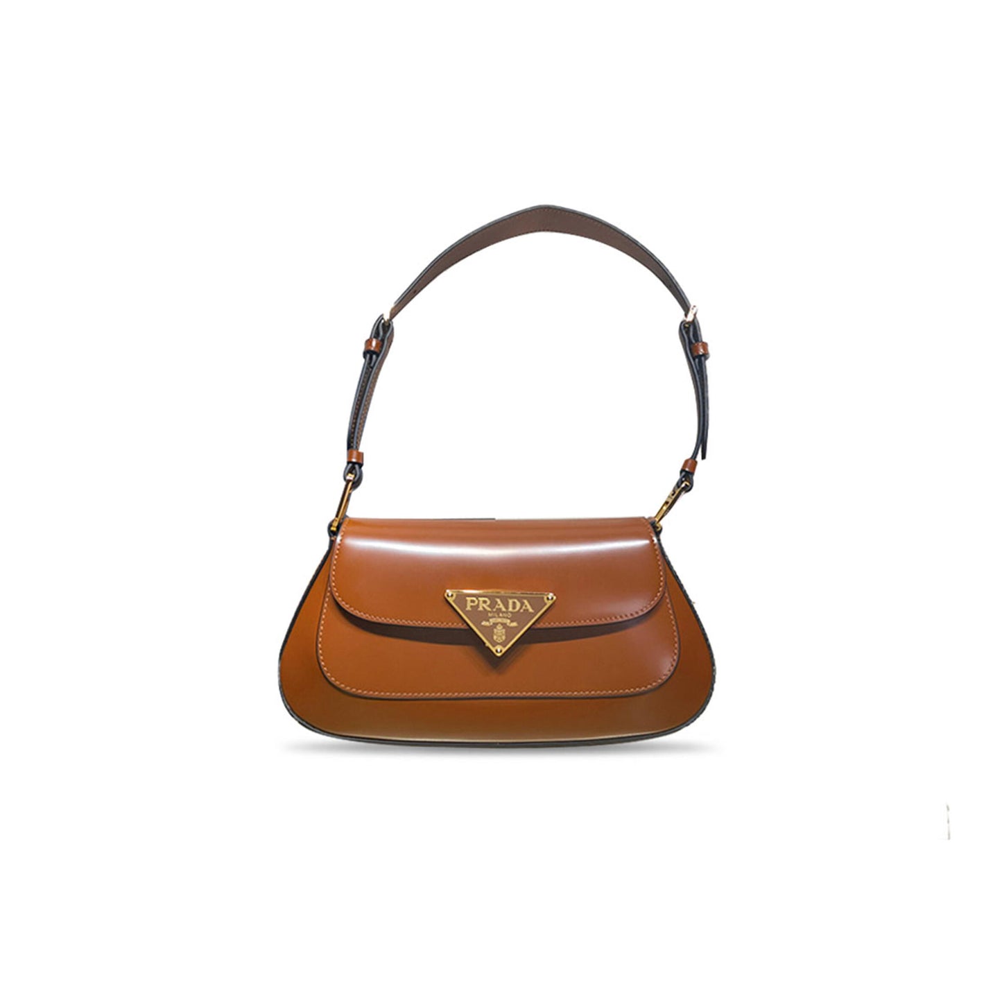 Pra*a brushed leather shoulder bag 1bd345 (24*11*4cm)