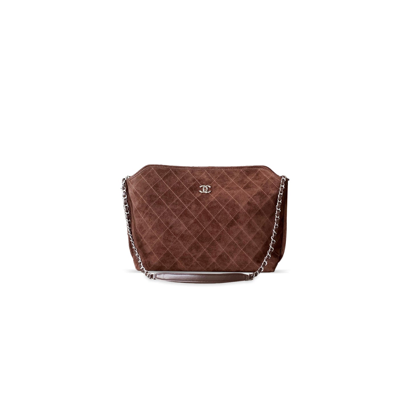 Ch**el edinburgh nubuck highlander messenger bag 6989458 (33*27*11cm)