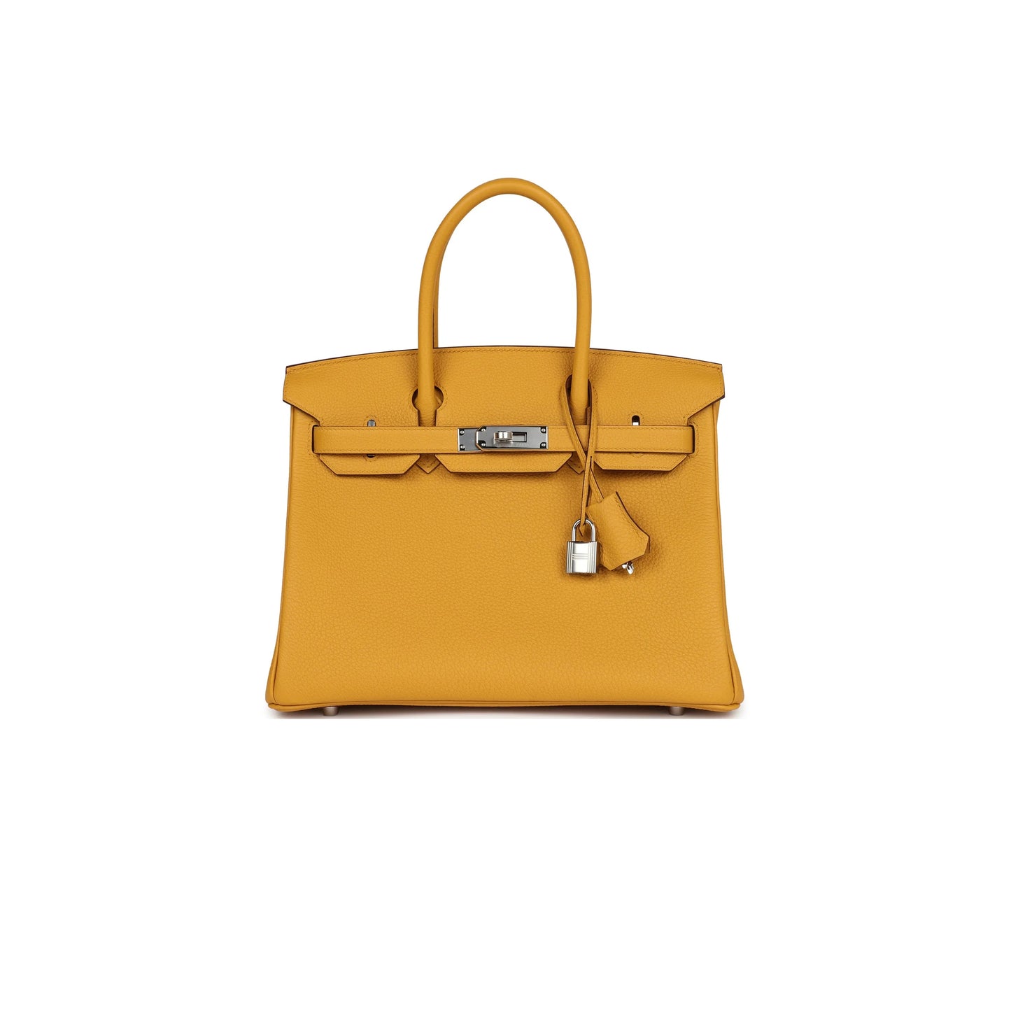 H**mes birkin 30 jaune ambre togo palladium hardware 265381 (30*22*16cm)