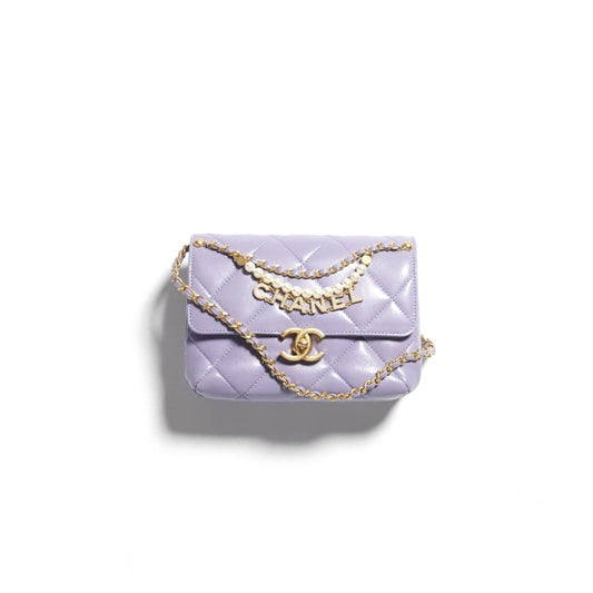 ch*el Di*m*nd flap shoulder bag (19*13*9cm)