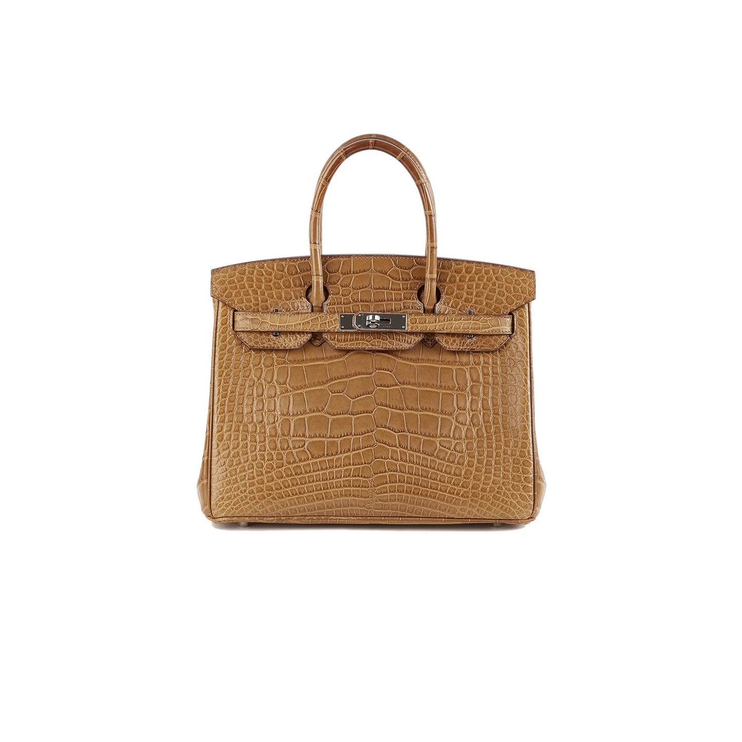 H**mes master birkin 30 matte alligator handbag 225472 (30*22*15cm)