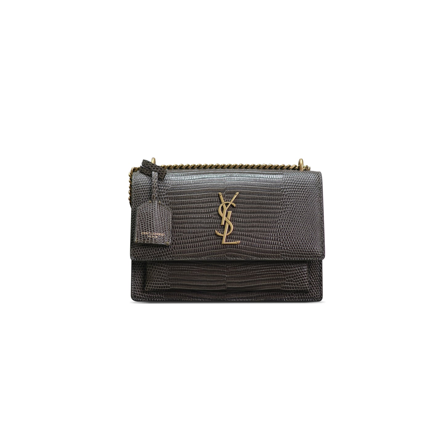 Y*L sunset medium chain bag in lizard pattern 422906 (22*16*8cm)