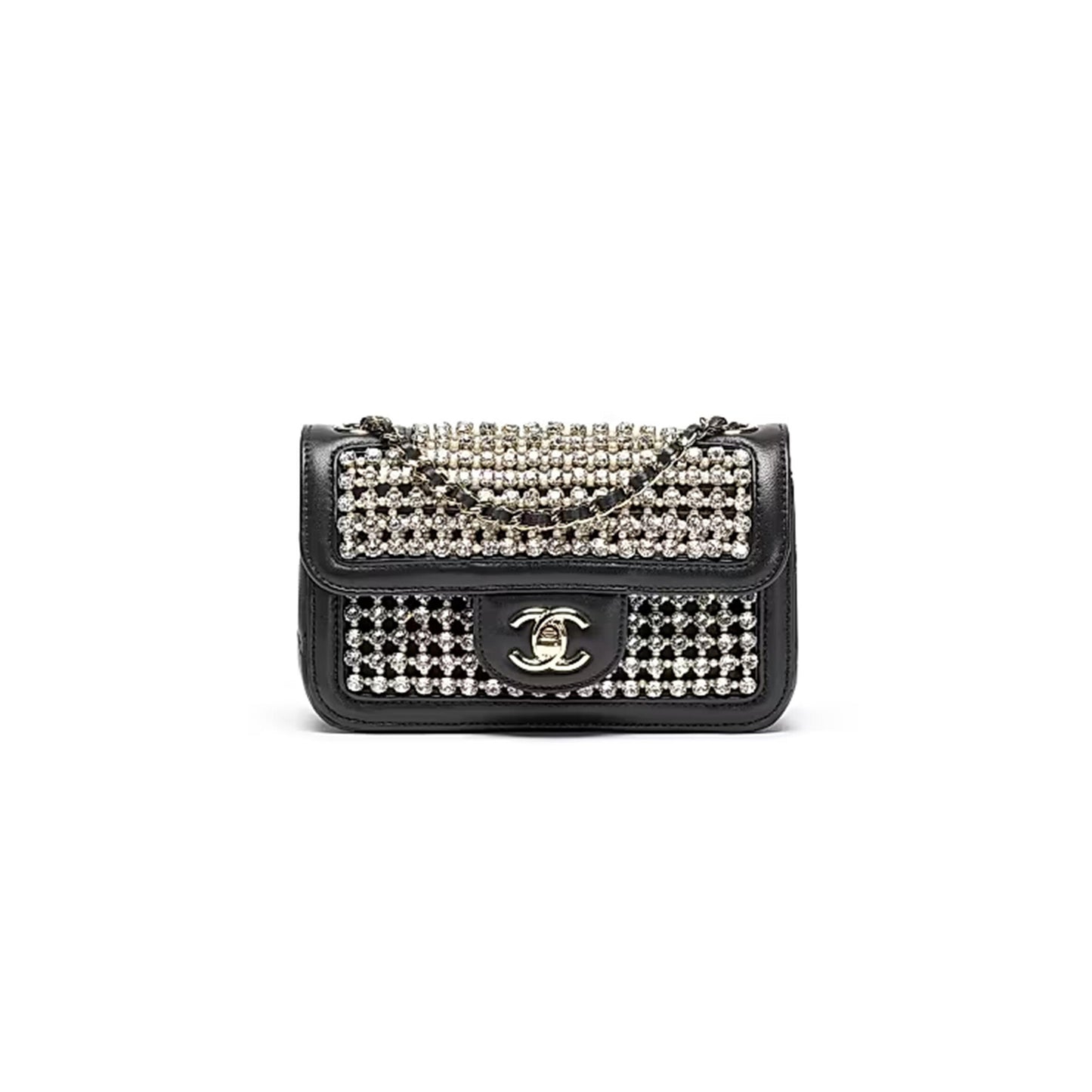 Ch*el 25p evening bag mini classic flap 331254 (18*11*5cm)