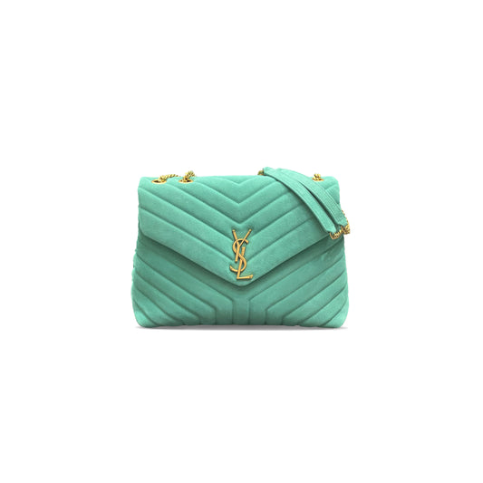 Y*L loulou medium chain bag in suede 487216600875 (32*22*12cm)