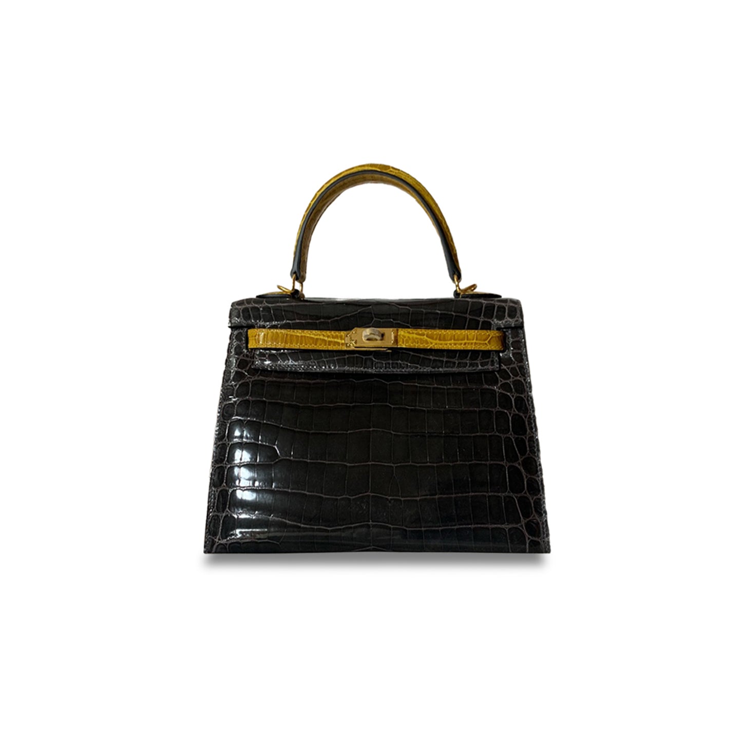 H**mes master kelly 25 gold noodle (25*17*7cm)