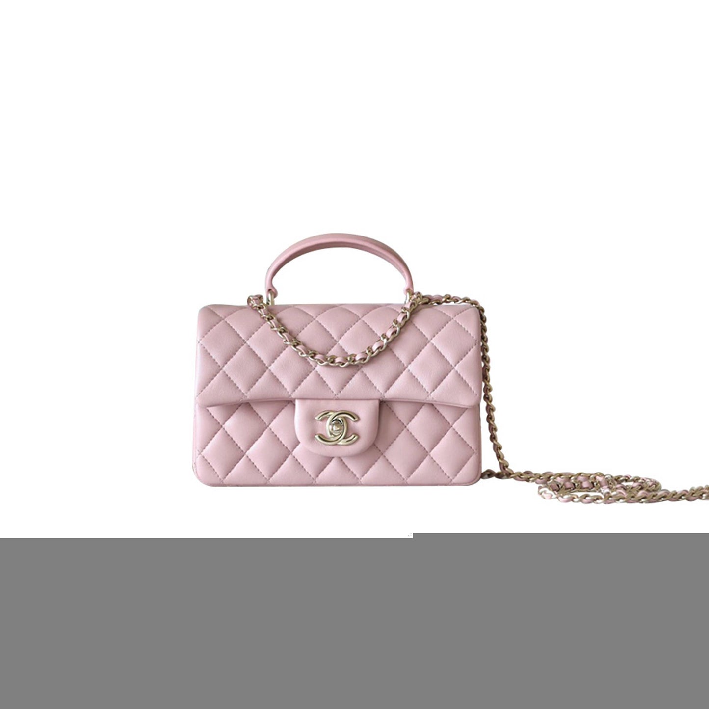 Ch*el master 23p classic handle bag as2431 (20*12*6cm)