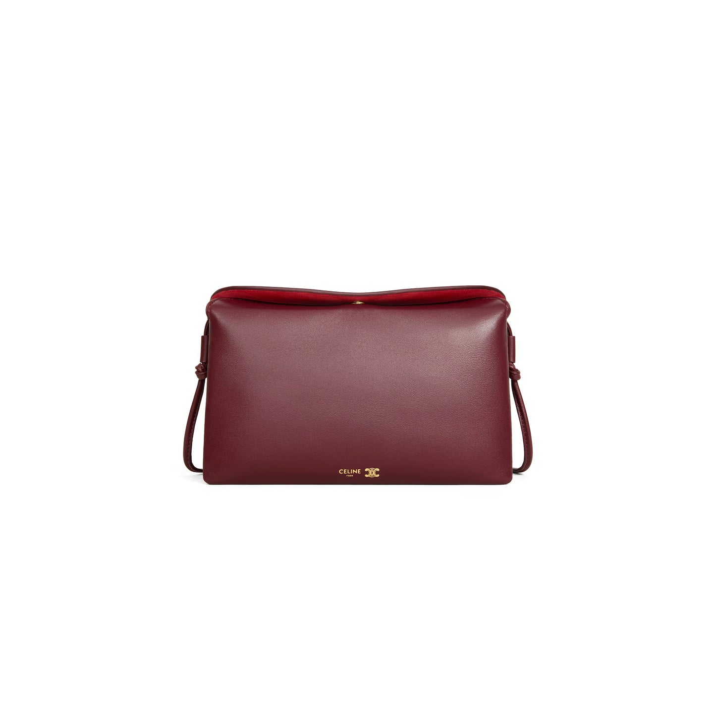 Ce1i*e trio flap in smooth lambskin 10p862o86.28po (22.5*13*3.5cm)