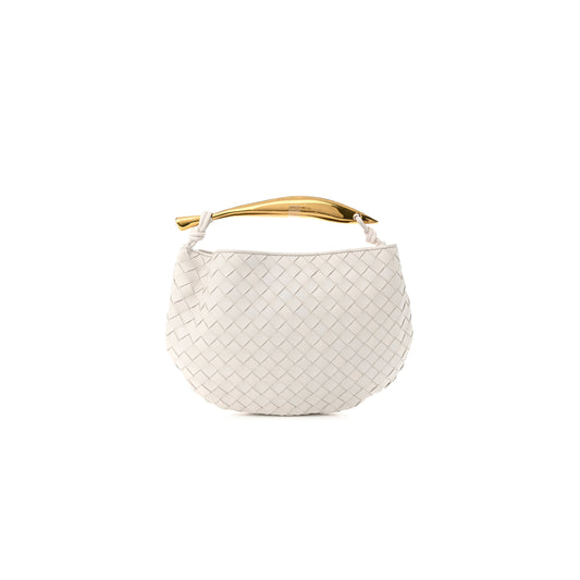 bo*te*ga Ve*ne*ta nappa intrecciato sardine bag chalk (36*23*3cm)