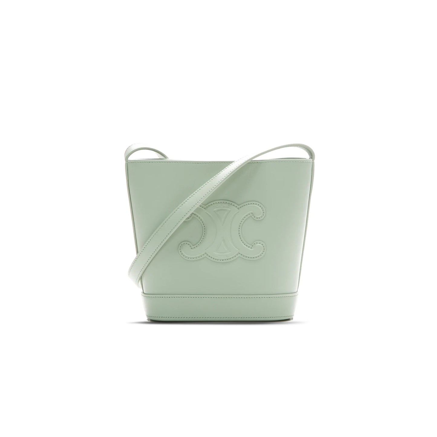 Ce**e mini bucket bag in cuir triomphe smooth cowhide 1004333du3.05lv (19.5*16*7cm)