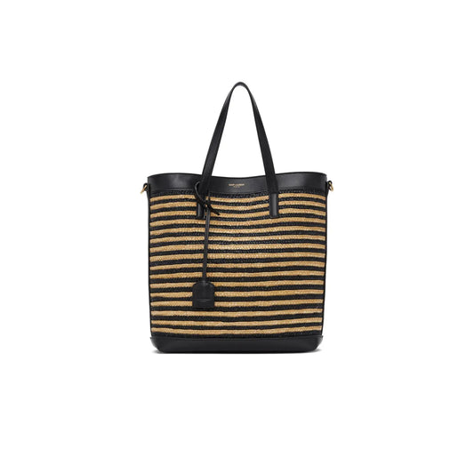 y*l shopping Sa**t Lau*nt toy in raffia and leather 6003077088 (25*28*8cm)