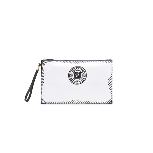 F**di coated fabric clutch 8n0178adbsf1c7a (30*20*1cm)