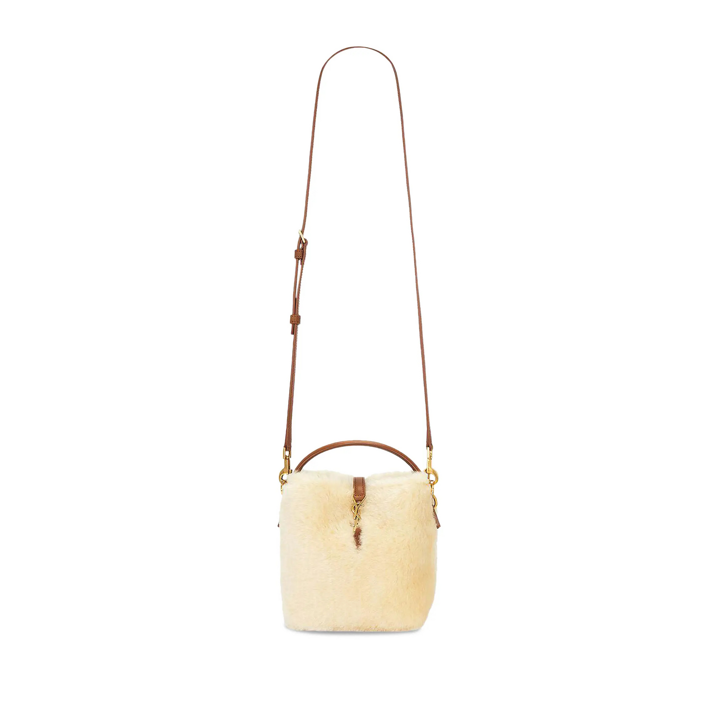y*l le 37 mini bucket bag ''cream beigebR1ck'' 765870haah39648 (15*13*6cm)