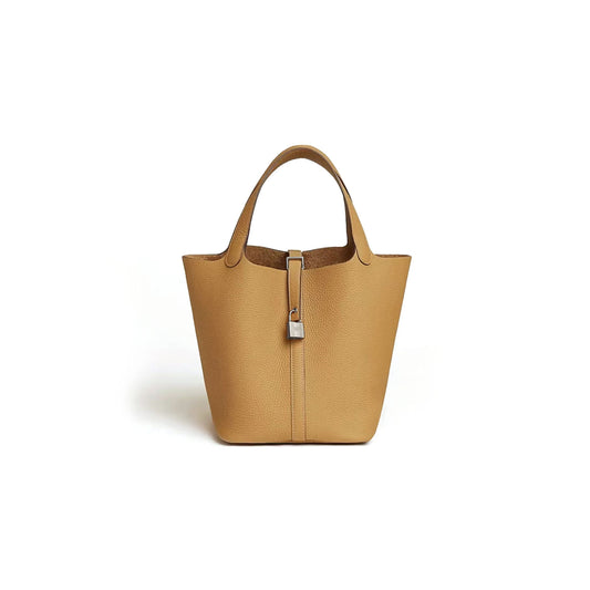 H**mes picotin lock 22 taurillon clemence h060991ck4b (22*21*17cm)