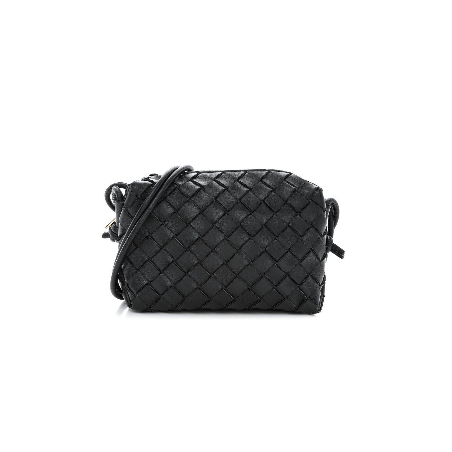 bo*te*ga Ve*ne*ta nappa intrecciato mini loop camera bag space (17*13*7cm)