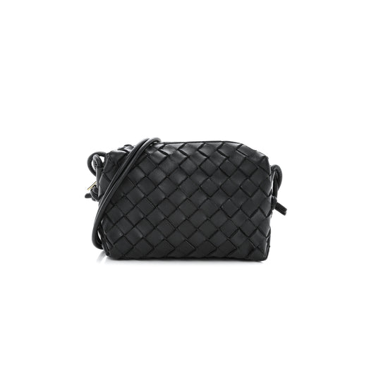 bo*te*ga Ve*ne*ta nappa intrecciato mini loop camera bag space (17*13*7cm)