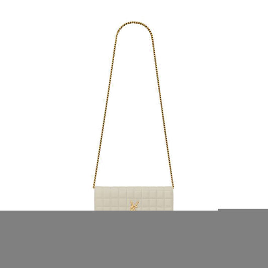 Y*L cassandre matelassÉ carrÉ chain wallet in lambskin 743346aabvp9207 (23*14*3cm)