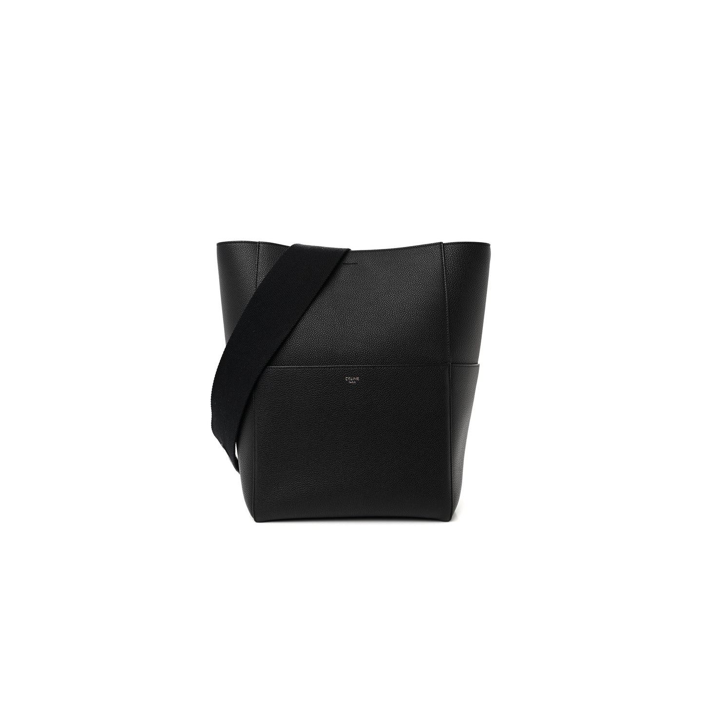 Ce**e bucket bag in sangle seau pebbled calfskin 176593ah4.19es (33*23*17cm)