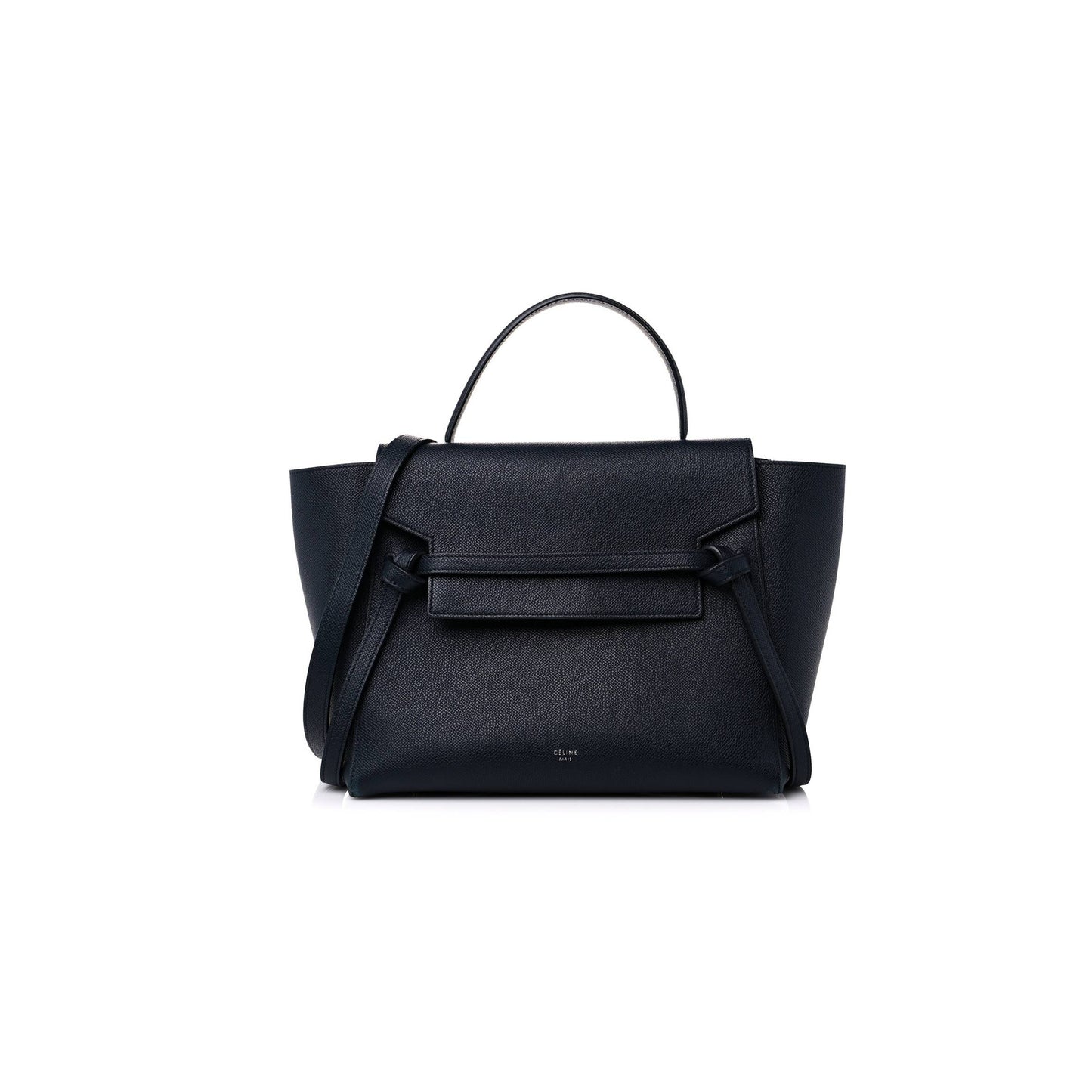 Ce**e grained calfskin mini belt bag navy (39*28*23cm)