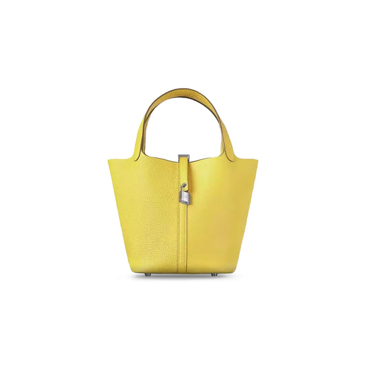 H**mes picotin lock 22 taurillon clemence h060991ck9r (22*21*17cm)