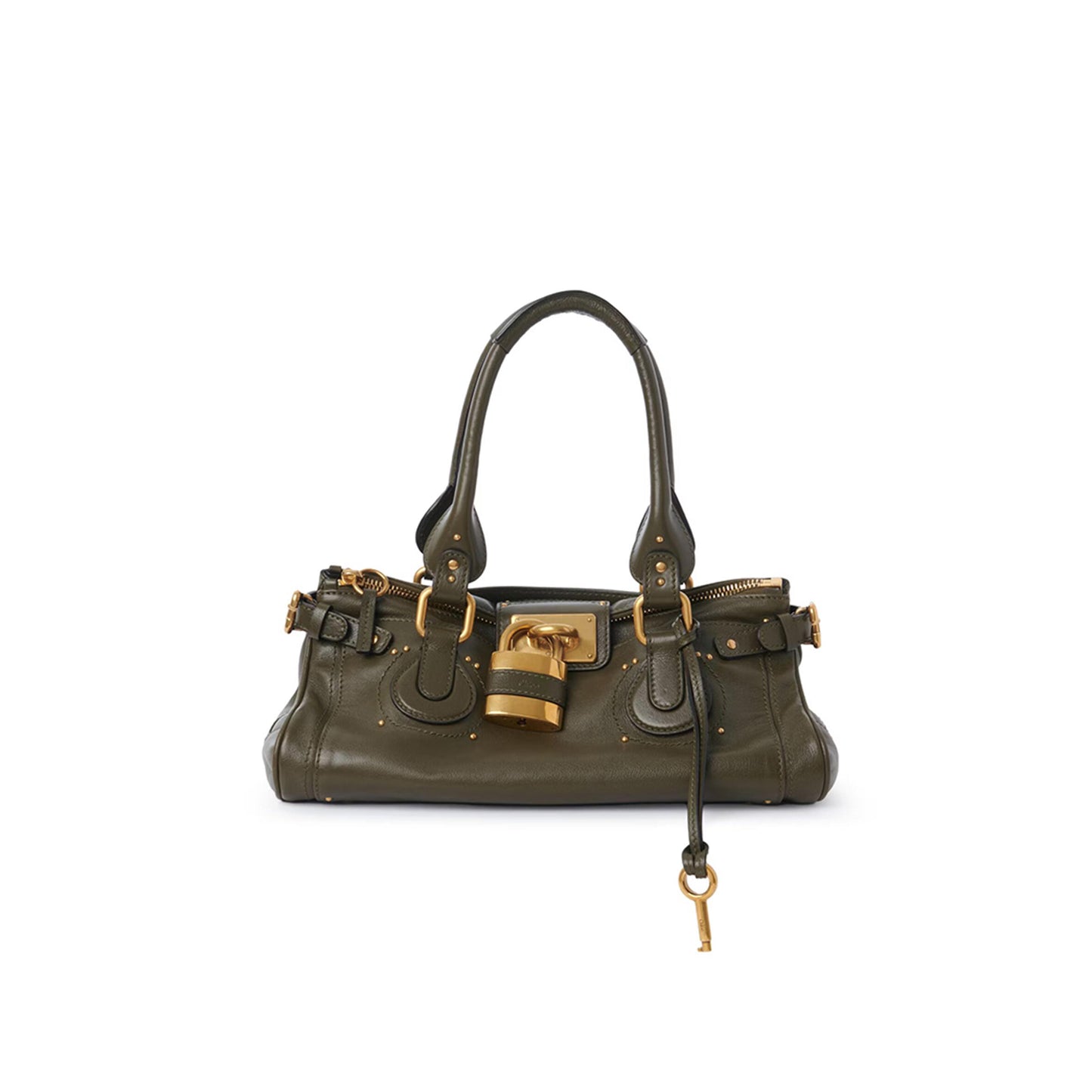 Ch10É paddington bag in grained leather ch25ws802p753e5 (36*18*18cm)