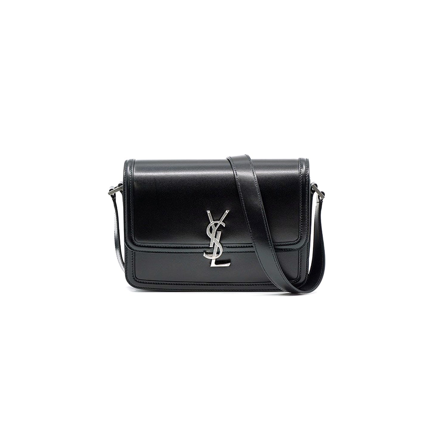 y*l solferino medium satchel in box Sa**t Lau*nt 7110390sx0e1000 (23*16*6cm)