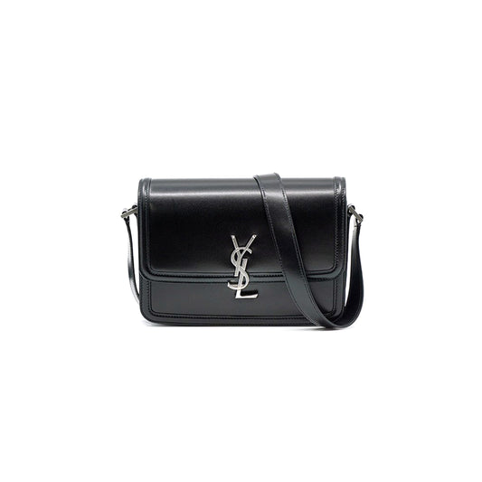 y*l solferino medium satchel in box Sa**t Lau*nt 7110390sx0e1000 (23*16*6cm)