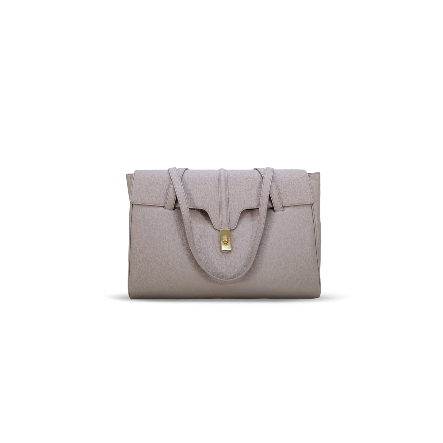 Ce**e large shoulder bag in soft16 grained cowhide 194043cr8.38nf (38*26*18cm)