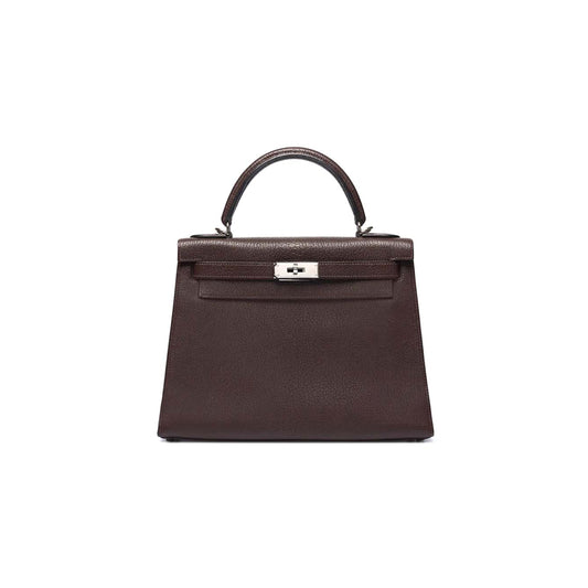 H**mes kelly 25 chevre  handbag (25*17*7cm)