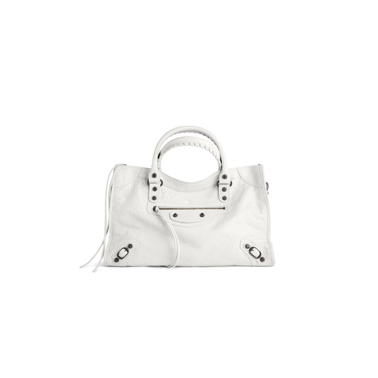 Ba1en*iaga women''s le city bag medium in optic white 7977862abek9104 (38*24*13cm)