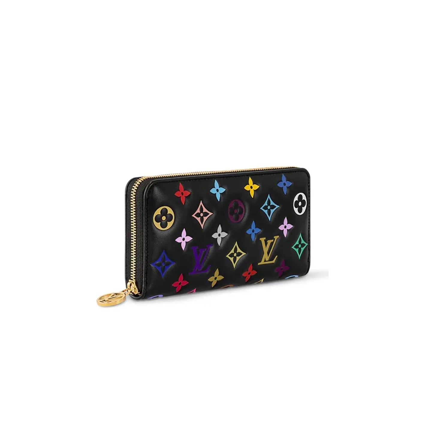 l**is V*t*n murakami x takashi zippy wallet m14096 (19.5*10.5*2.5cm)