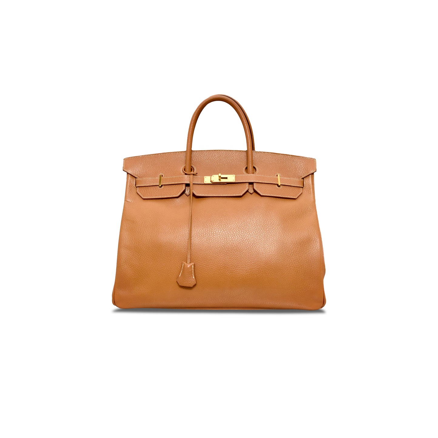 h**mes master birkin 40 togo leather G01den brown gold buckle h028352ck03 (40*30*21cm)
