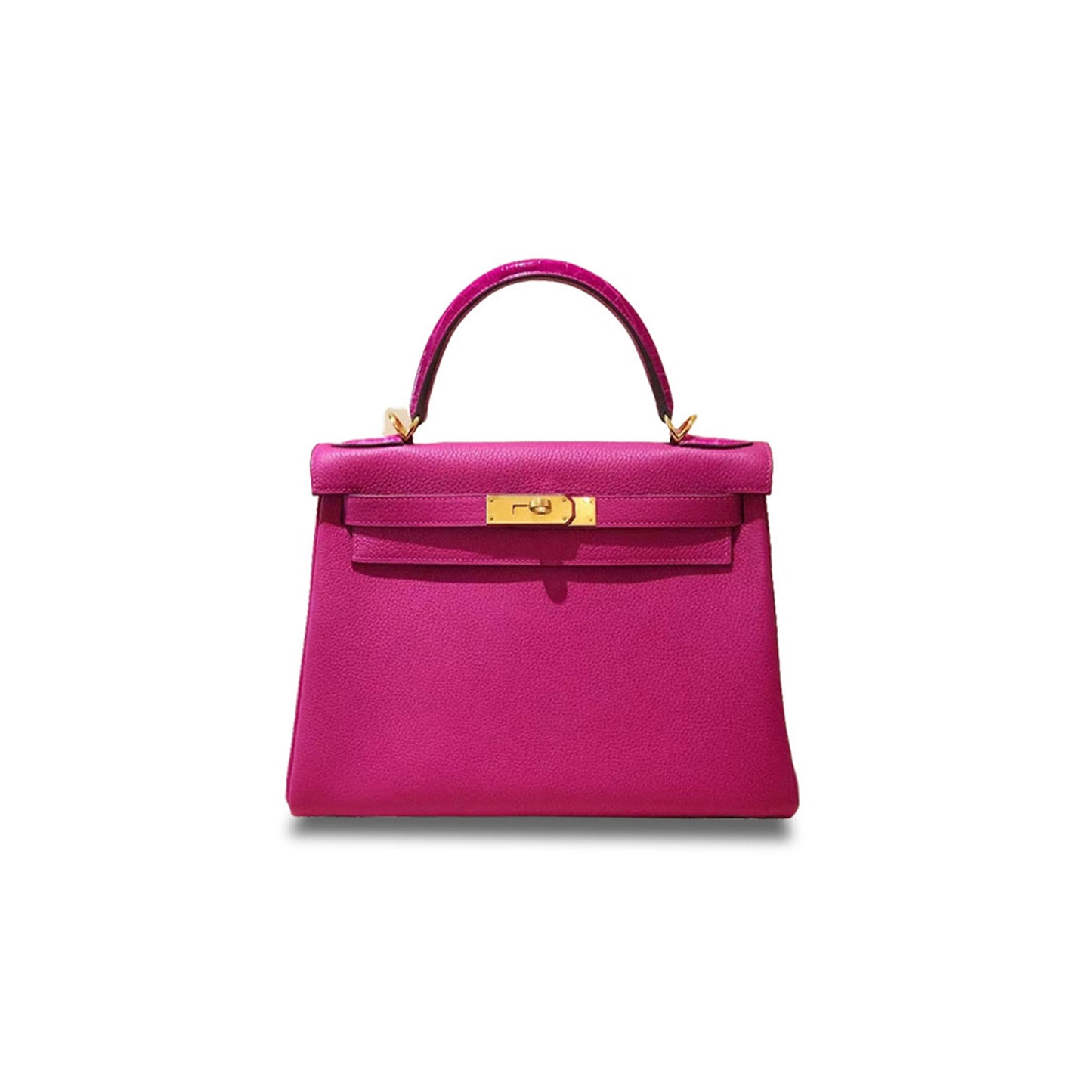 H**mes kelly touch 25 togo rose purple gold (25*17*7cm)