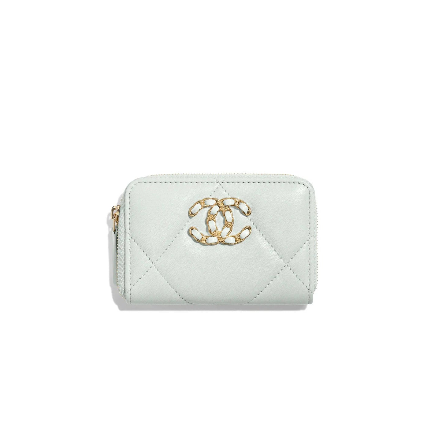 Ch*el 19 zipped coin purse ap0949 b04852 nn268 (11*7.5*2cm)