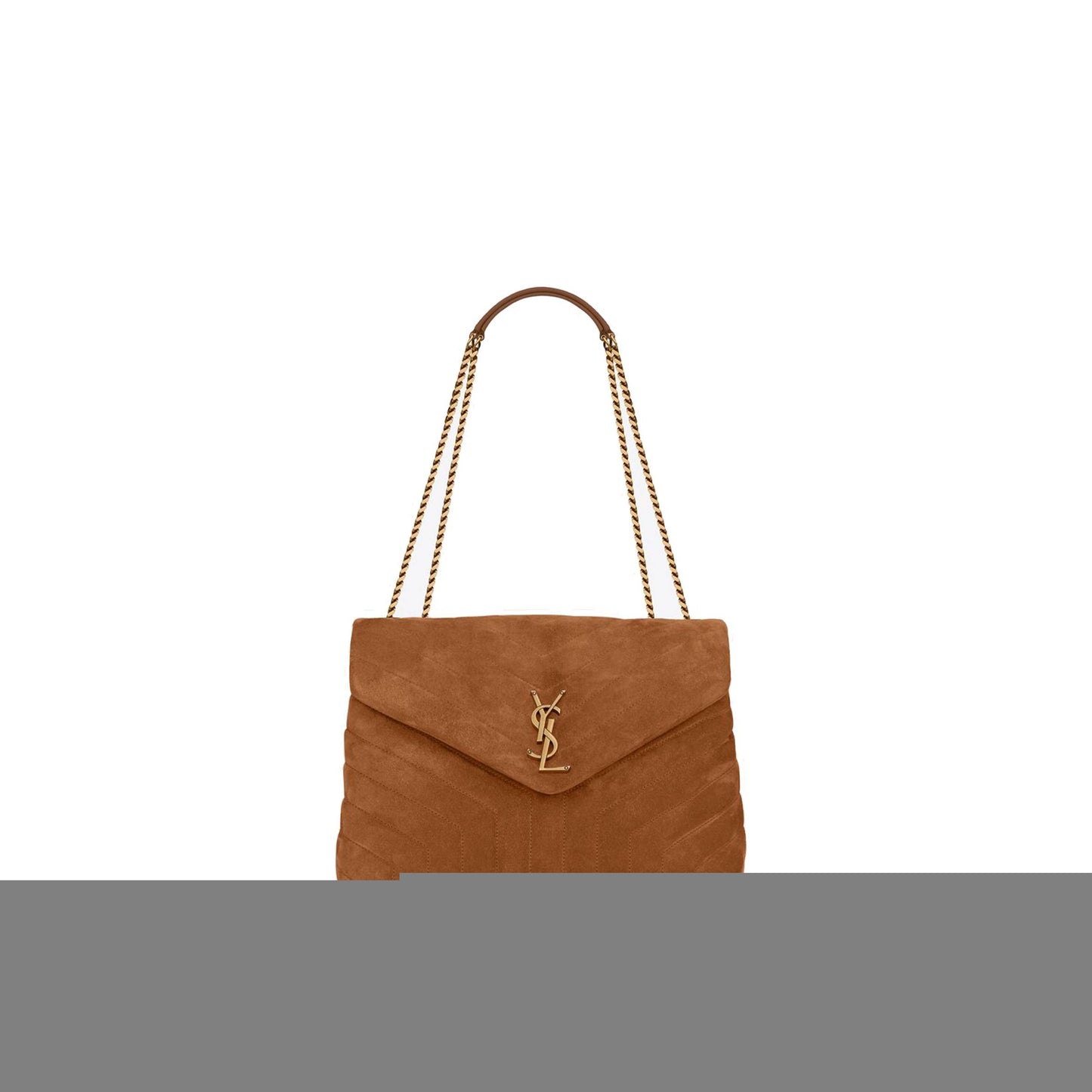 Y*L loulou medium chain bag in quilted suede 5749461u8c77761 (32*22*12cm)