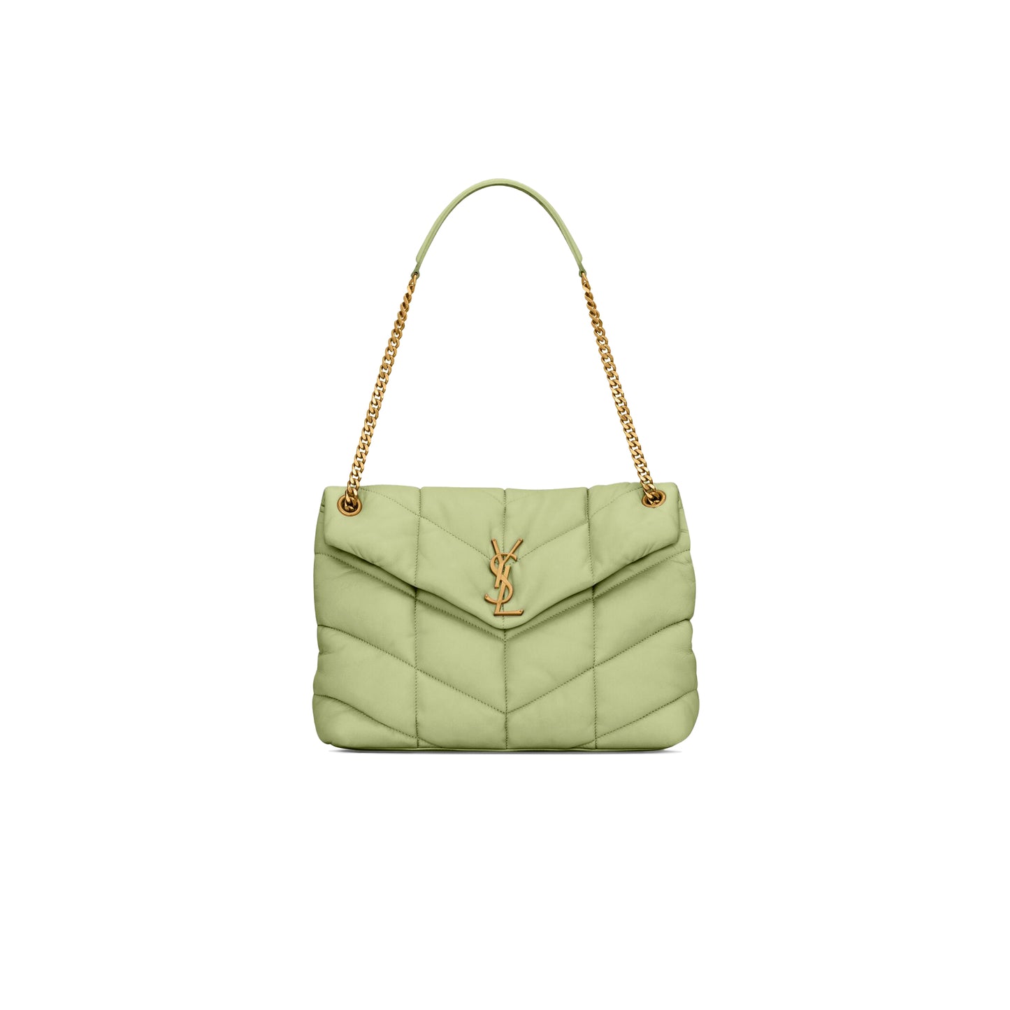 Y*L puffer medium chain bag in quilted lambskin 577475187745 (35*23*13.5cm)