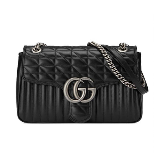 G*u*i gg marmont medium shoulder bag 443496  （31*19*7cm）