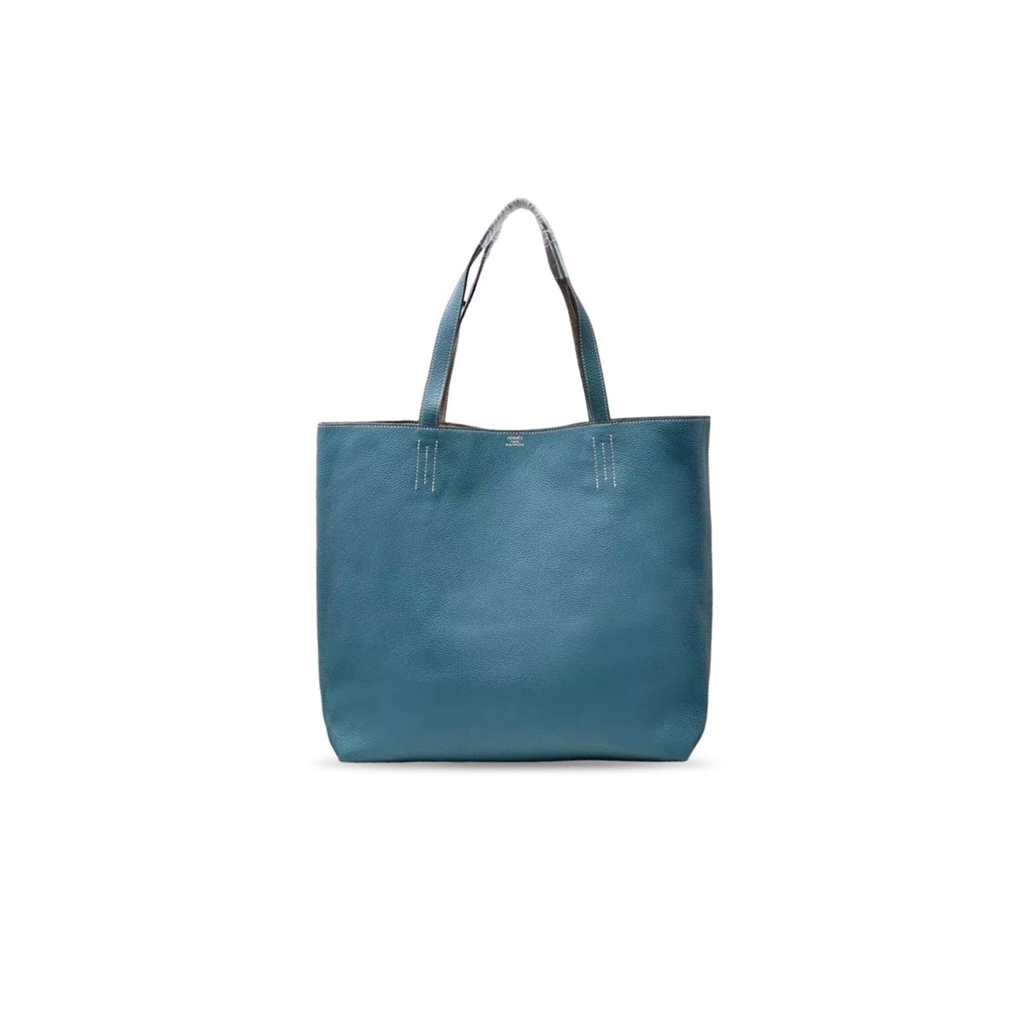 H**mes MASTER BLUE CLEMENCE DOUBLE SENS 36 LEATHER (36*32*12cm)