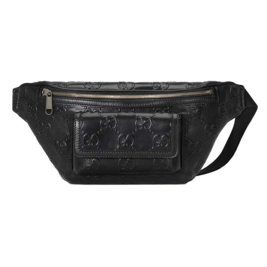 G*u*i gg embossed belt bag 645093  (28*18*8cm)