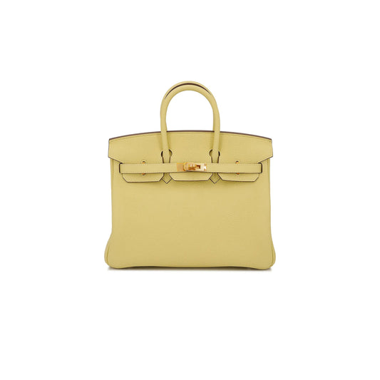 H**mes birkin 25 togo leather chick gold buckle h028369ck11 (25*18*13cm)
