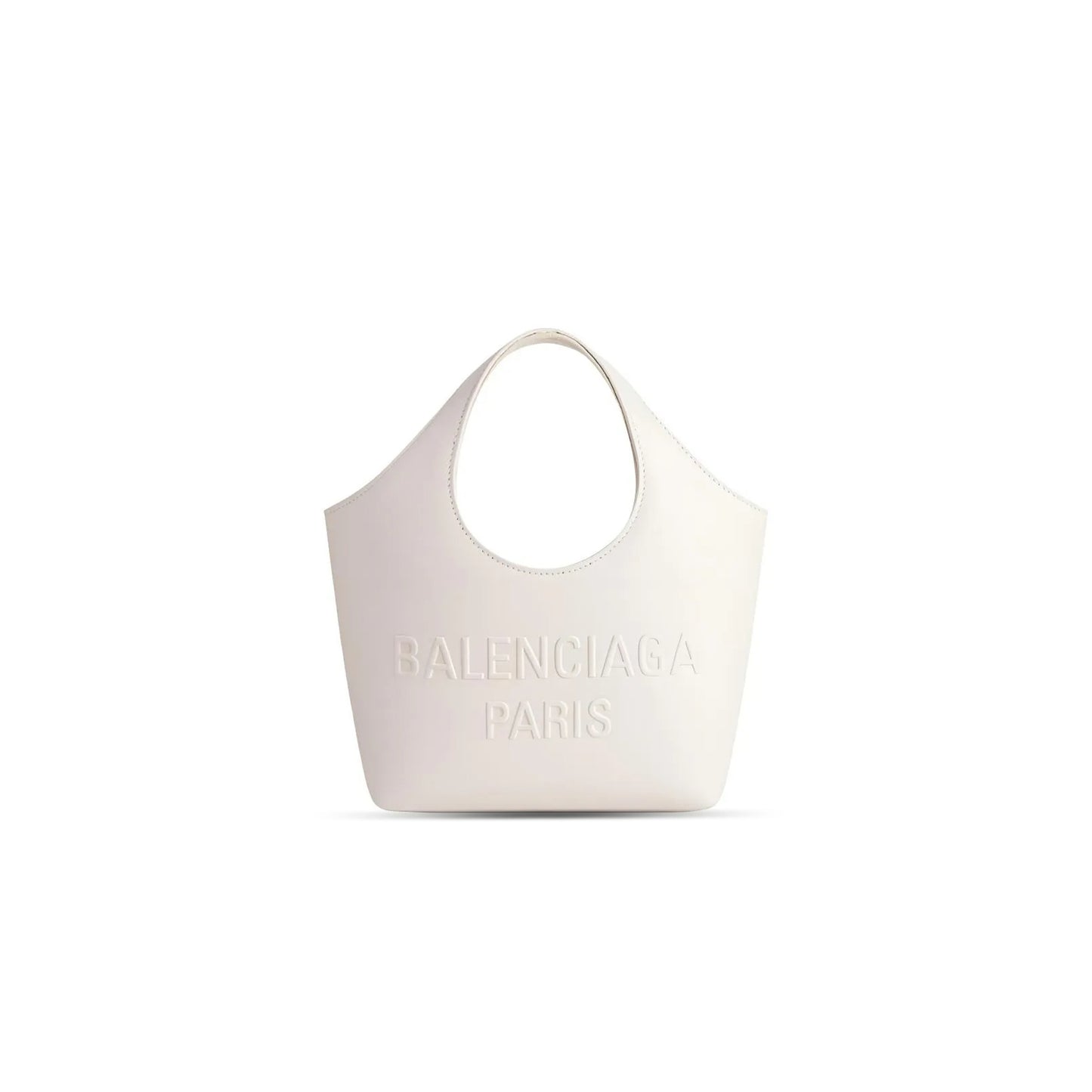 Ba1en*iaga women''s mary-kate tote bag small in white 7470362aaos9914 (23.9*23.9*10.9cm)