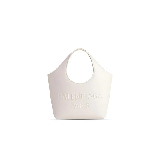 Ba1en*iaga women''s mary-kate tote bag small in white 7470362aaos9914 (23.9*23.9*10.9cm)