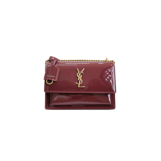 Y*L sunset medium in patent leather 422906 (22*16*8cm)