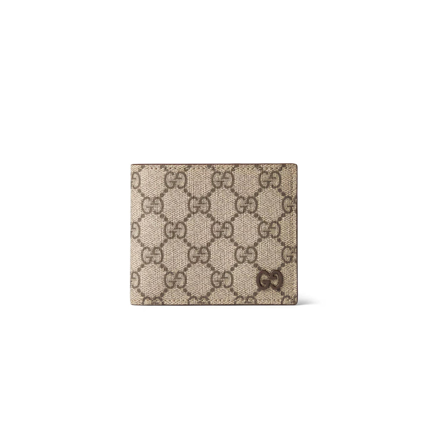 Gvc*1 brown interior gg bi-fold wallet 768243 (21*9cm)
