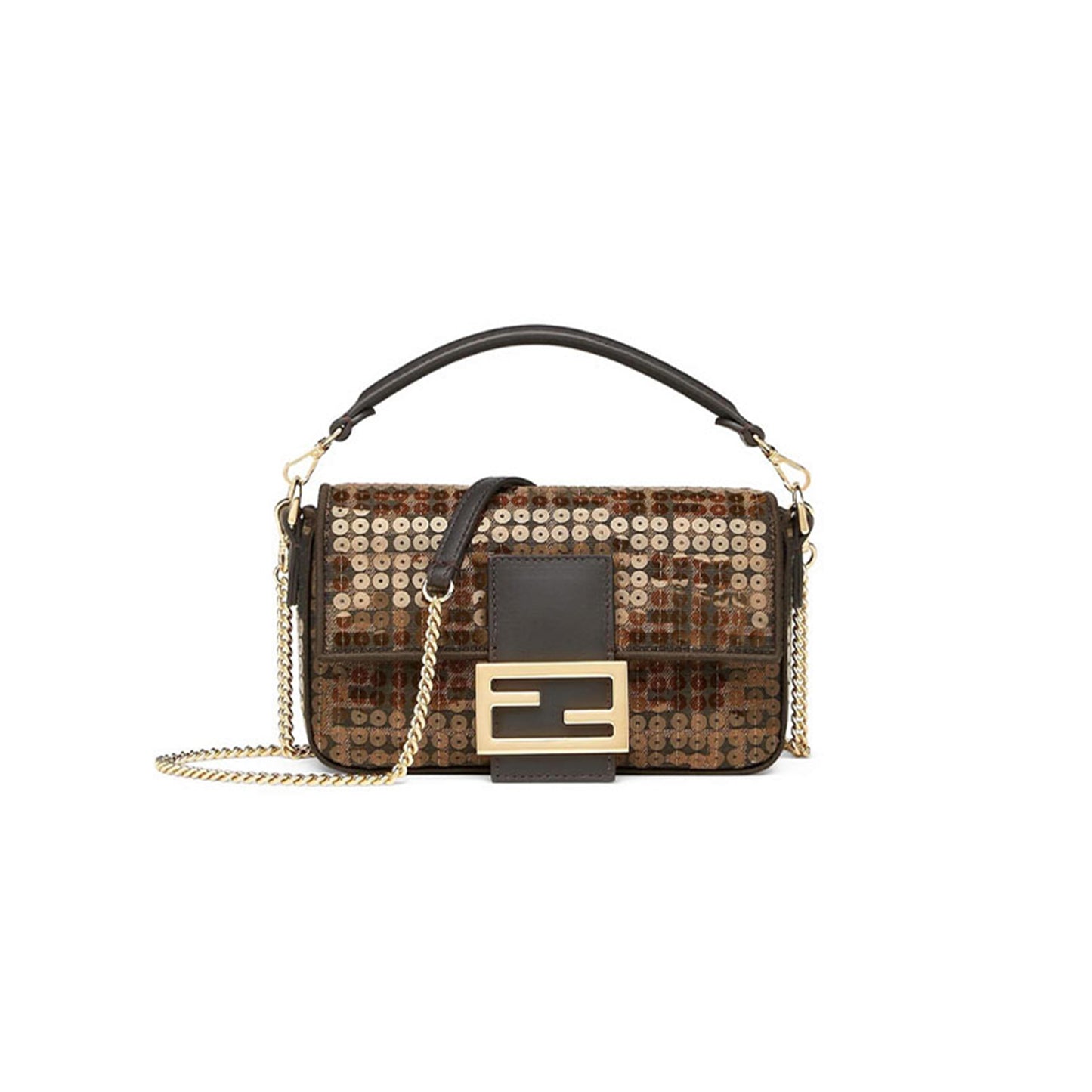 F**di baguette glitter handbag (19.5*11*5cm)